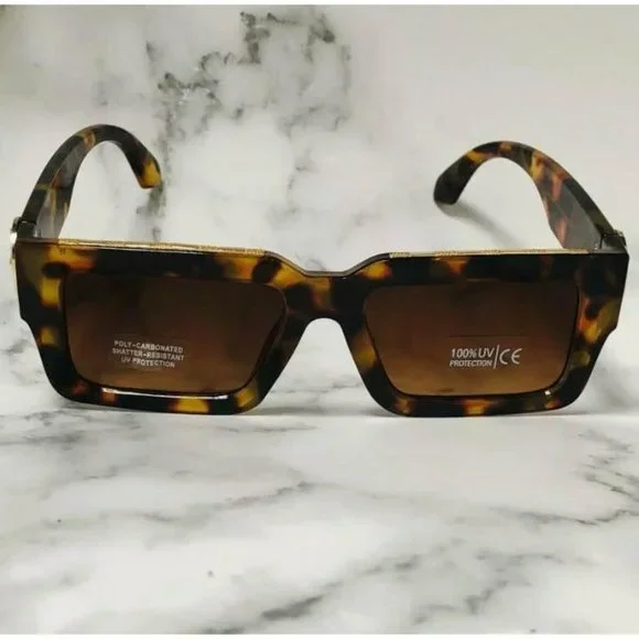 Men's SUNGLASSES DESIGNER FRAME SHADES RAPPER STYLE FASHION (FAST-SHIPPING!) - Picture 2 of 4